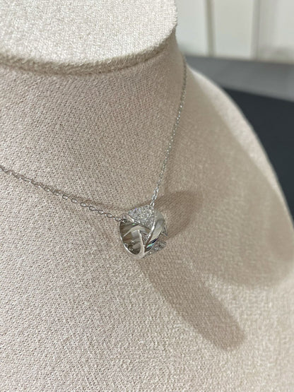 [⭐Lioran]LIENS EVIDENCE DIAMOND PAVED NECKLACE