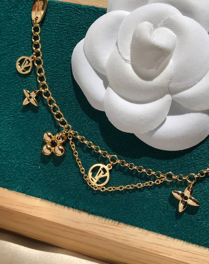 [⭐Lioran]BLOOMING PINK GOLD MOP BRACELET