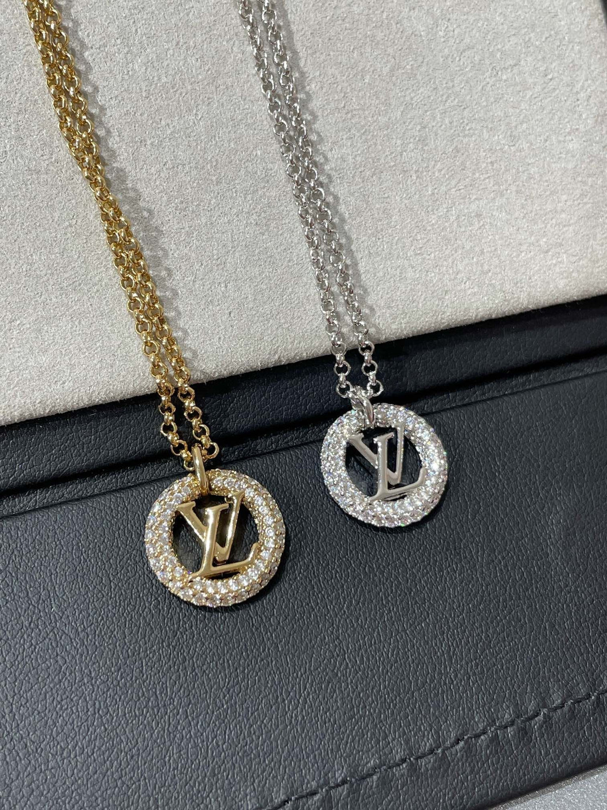 [⭐Lioran]BY NIGHT DIAMOND PAVED NECKLACE