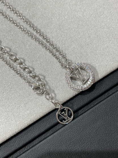 [⭐Lioran]BY NIGHT DIAMOND PAVED NECKLACE