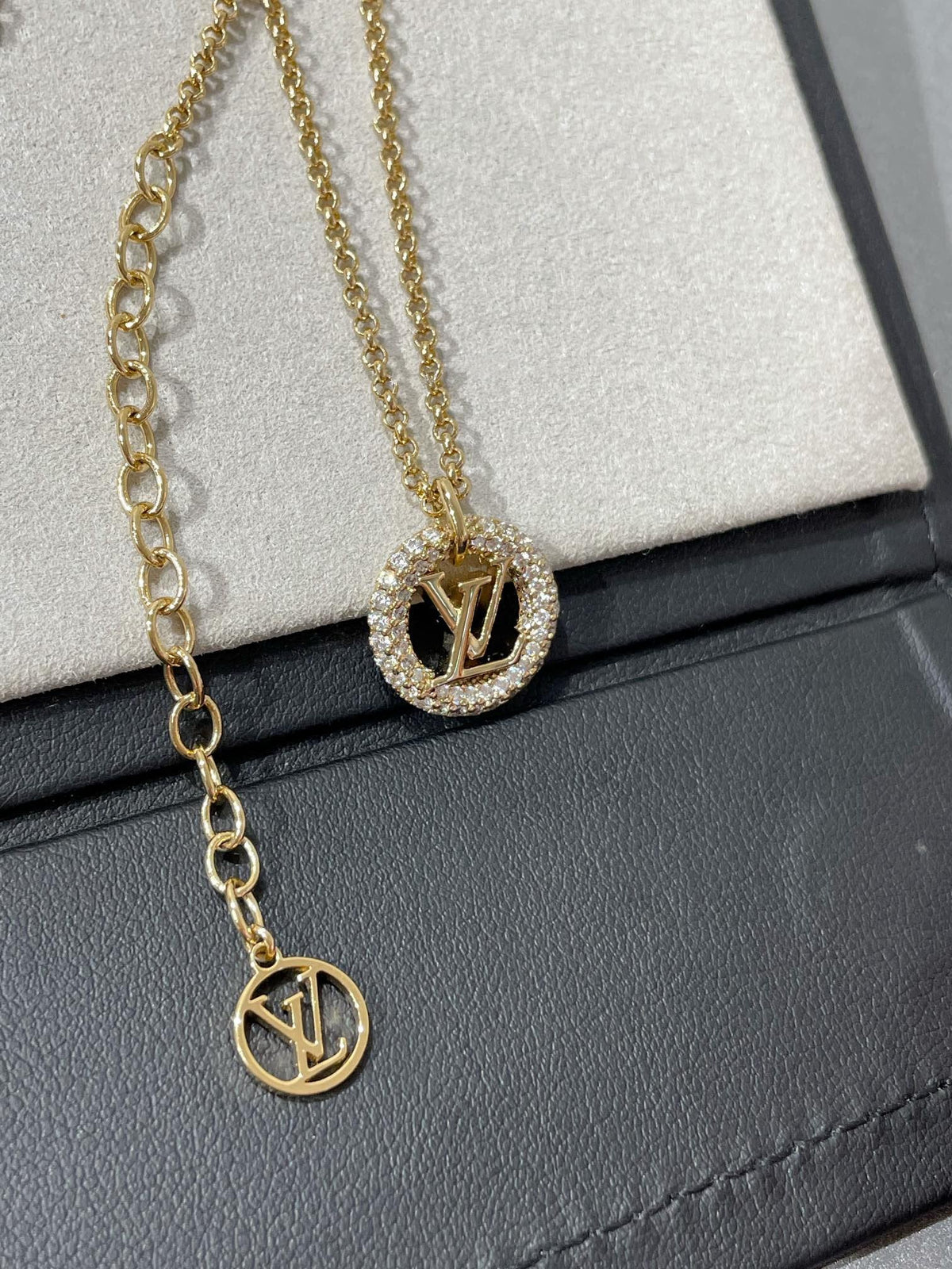 [⭐Lioran]BY NIGHT DIAMOND PAVED NECKLACE