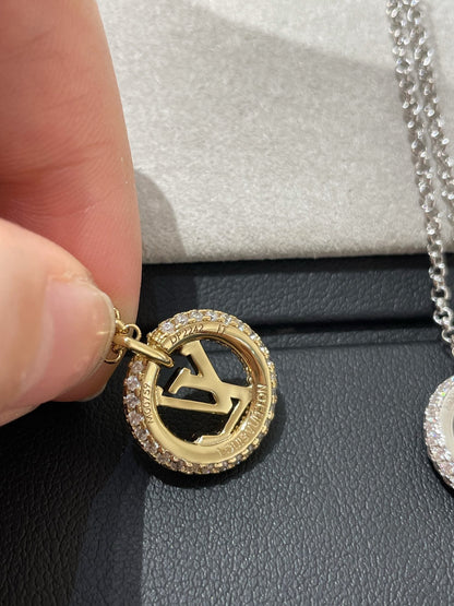 [⭐Lioran]BY NIGHT DIAMOND PAVED NECKLACE