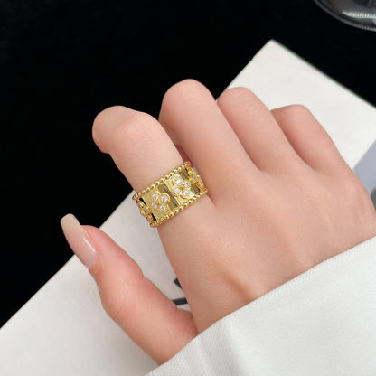 [⭐Lioran]PERLEE DIAMOND LARGE RING