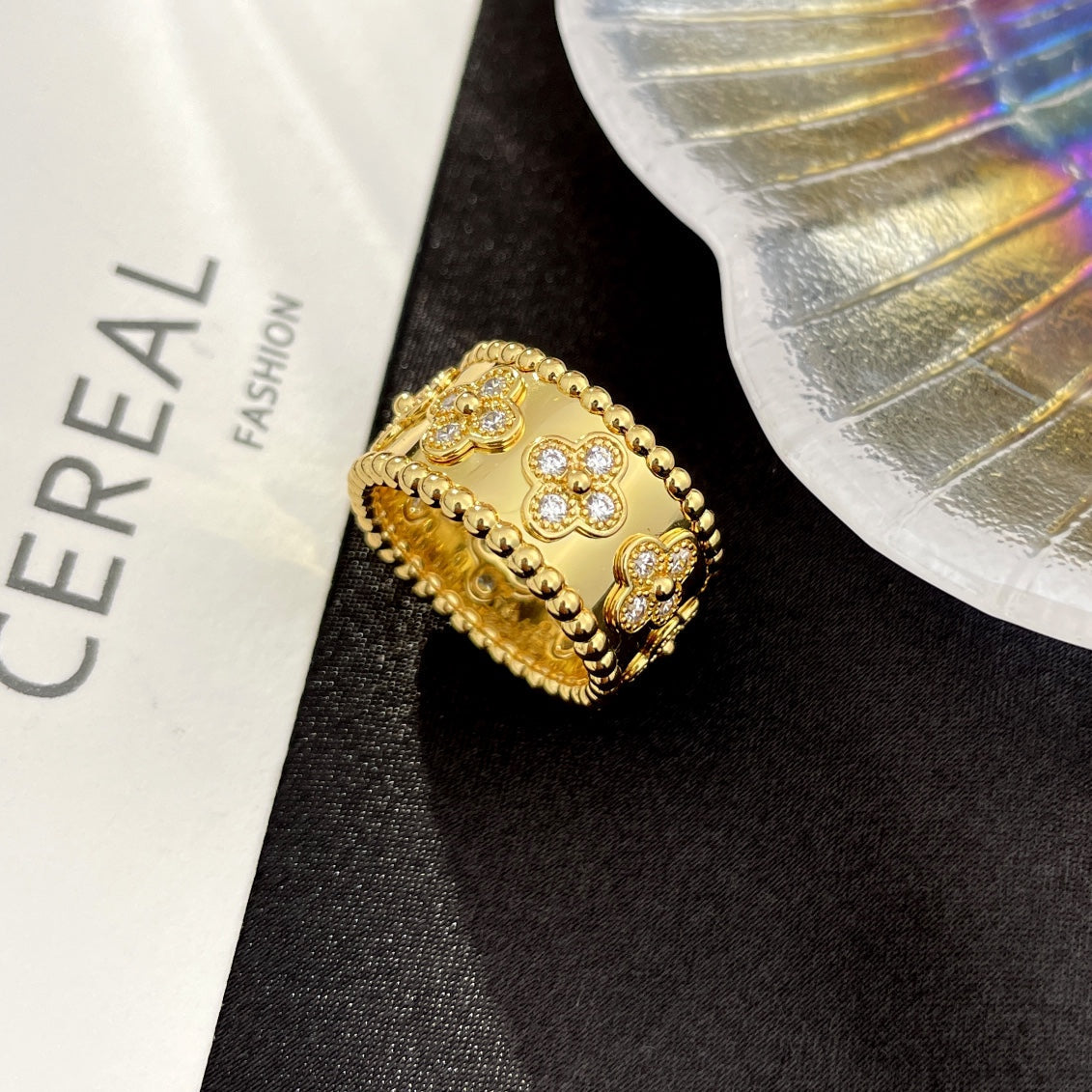 [⭐Lioran]PERLEE DIAMOND LARGE RING