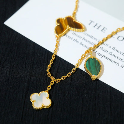 [⭐Lioran]LUCKY SPRING 5 MOTIF GOLD BRACELET