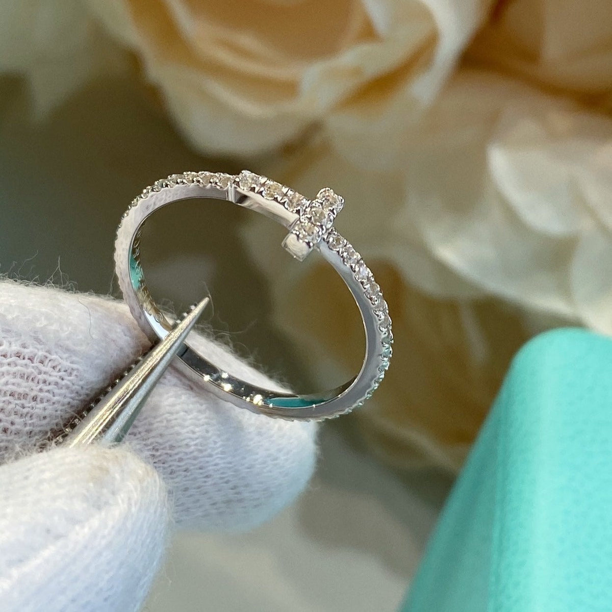 [Lioran]T SMALL RING DIAMOND SILVER