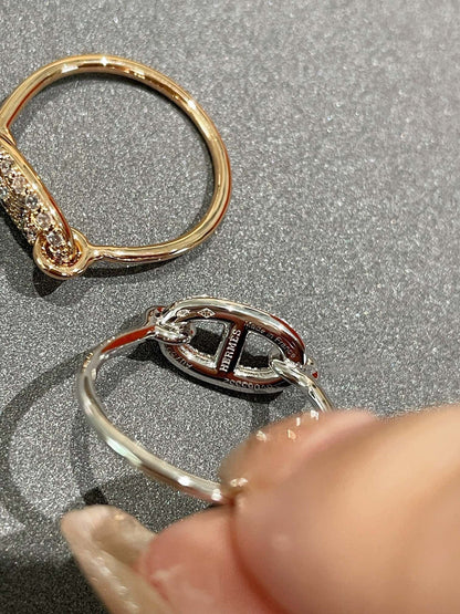 [⭐Lioran]RONDE SMALL DIAMOND RING