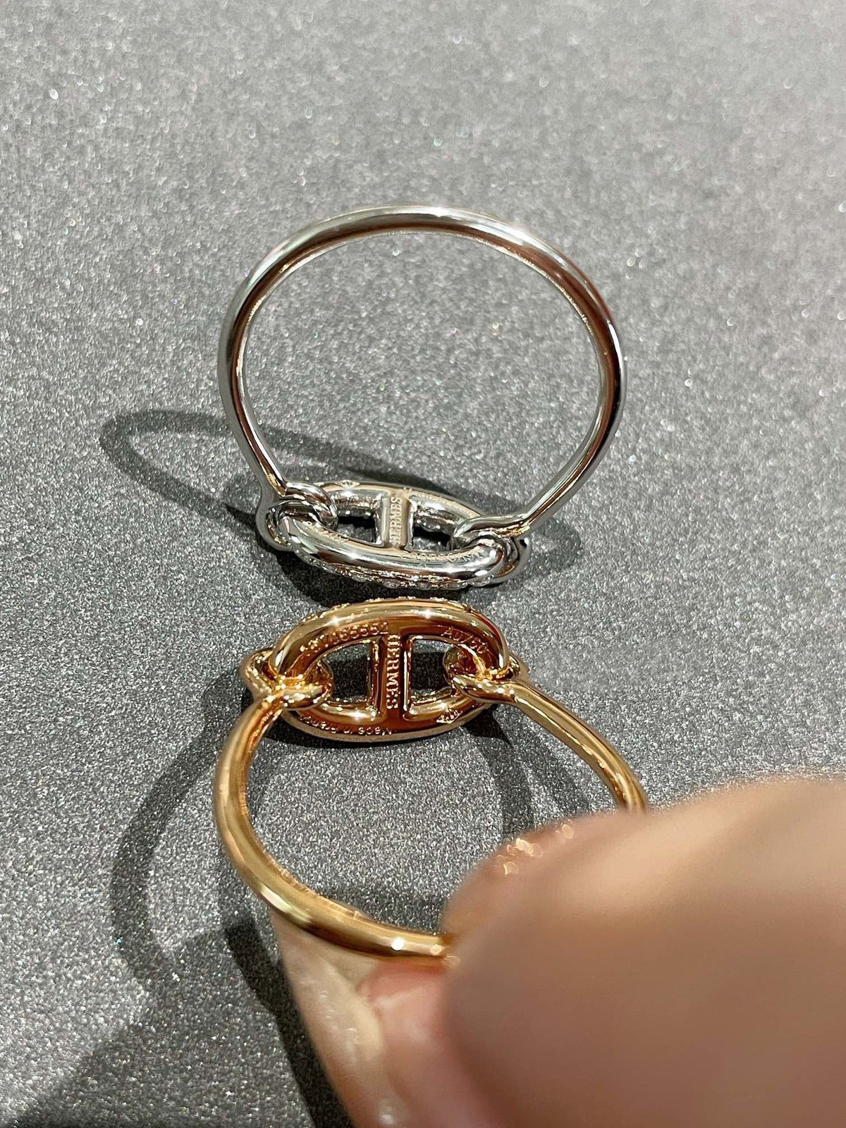[⭐Lioran]RONDE SMALL DIAMOND RING