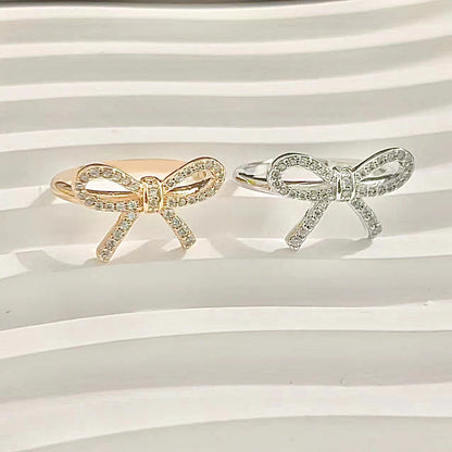 [Lioran]TWIST BOW RING