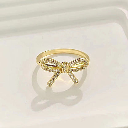 [Lioran]TWIST BOW RING
