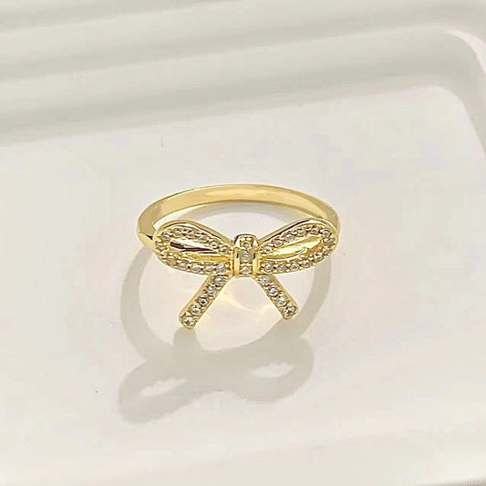 [Lioran]TWIST BOW RING