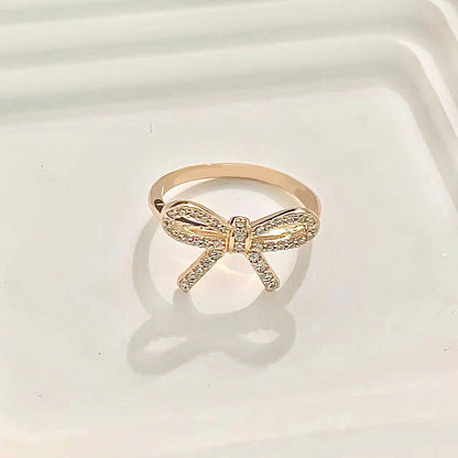 [Lioran]TWIST BOW RING