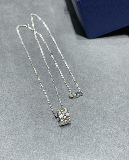 [⭐Lioran]BEE LOVE DIAMOND PAVED 3 ROW NECKLACE