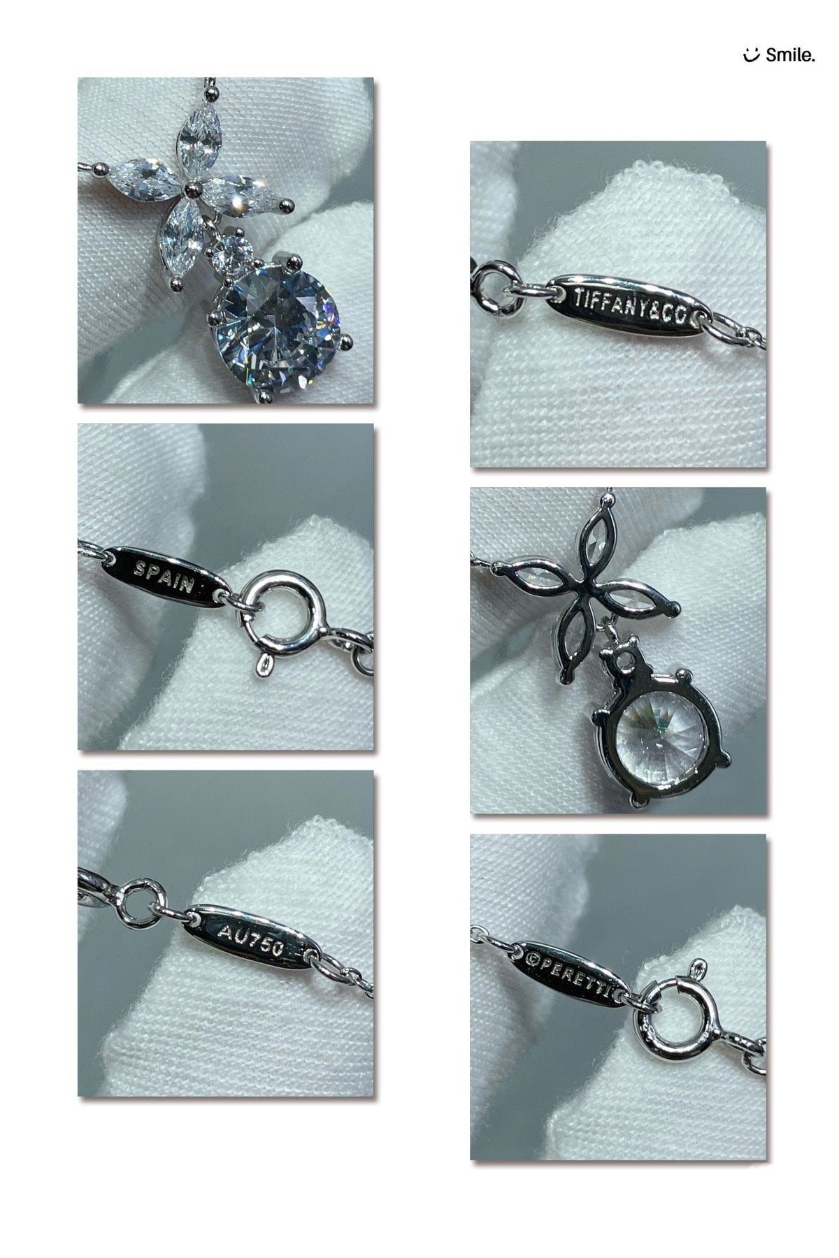 [Lioran]VICTORIA PENDANT SILVER DIAMOND NECKLACE