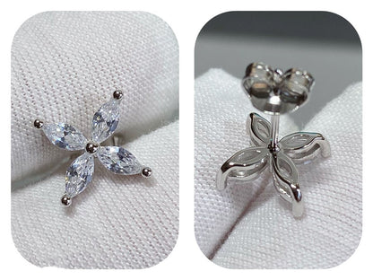 [Lioran]VICTORIA SILVER DIAMOND STUD MINI EARRINGS