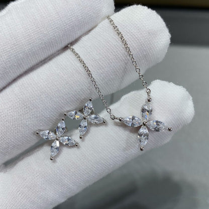 [Lioran]VICTORIA SILVER DIAMOND STUD MINI EARRINGS
