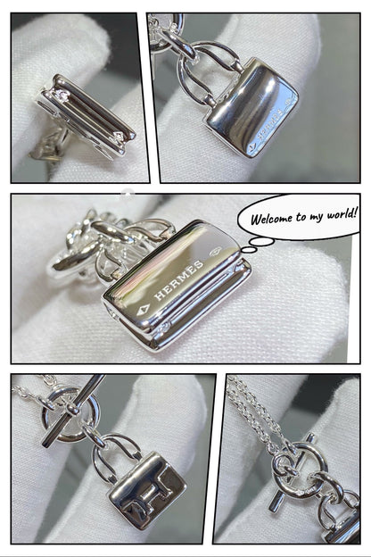 [⭐Lioran]CONSTANCE PEDANT SILVER NECKLACE