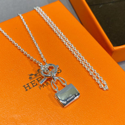 [⭐Lioran]CONSTANCE PEDANT SILVER NECKLACE