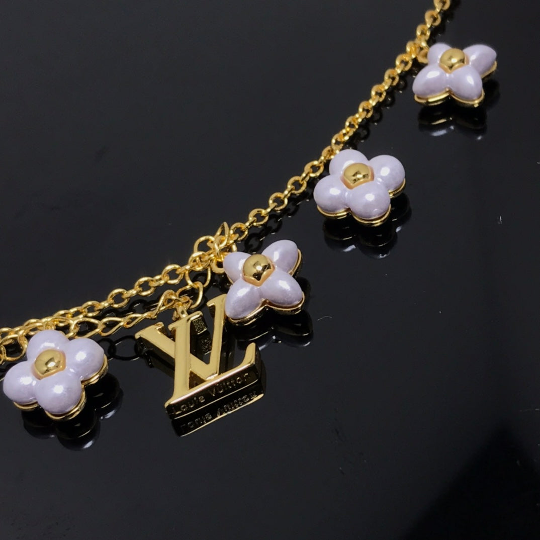 [⭐Lioran]LOGO 6 MOTIF STAR AND SUN GOLD BRACELET