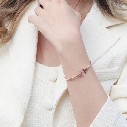 [Lioran]T PINK GOLD PINK DIAMOND BRACELET