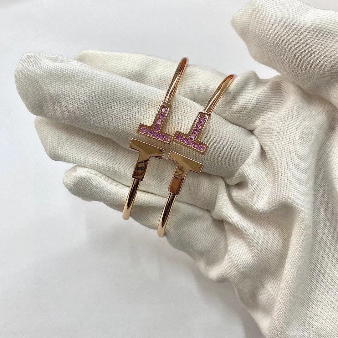[Lioran]T PINK GOLD PINK DIAMOND BRACELET