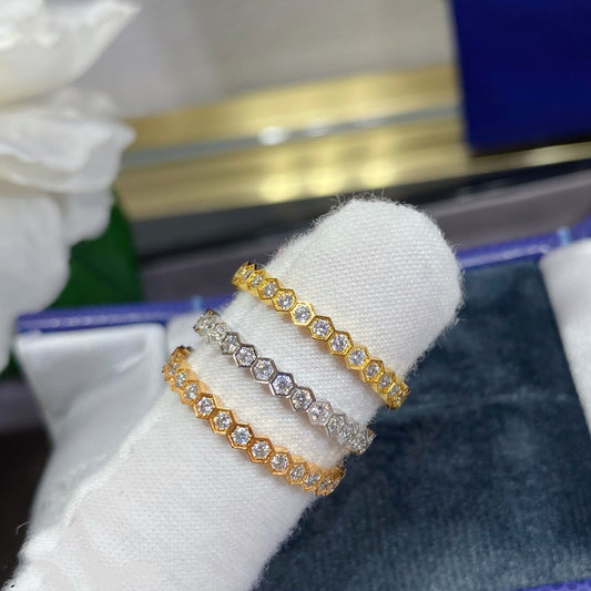 [⭐Lioran]BEE LOVE DIAMOND PAVED SMALL RING