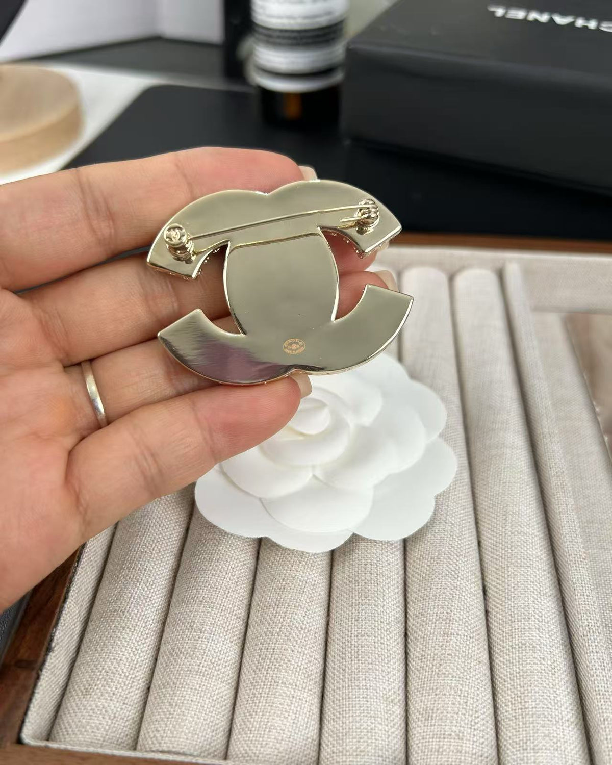 [⭐Lioran]Pink Resin Classic Brooch 5cm