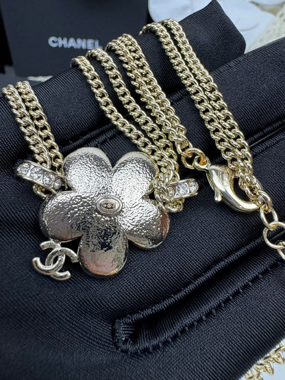 [⭐Lioran]New Blue Floral Double-Layer Necklace