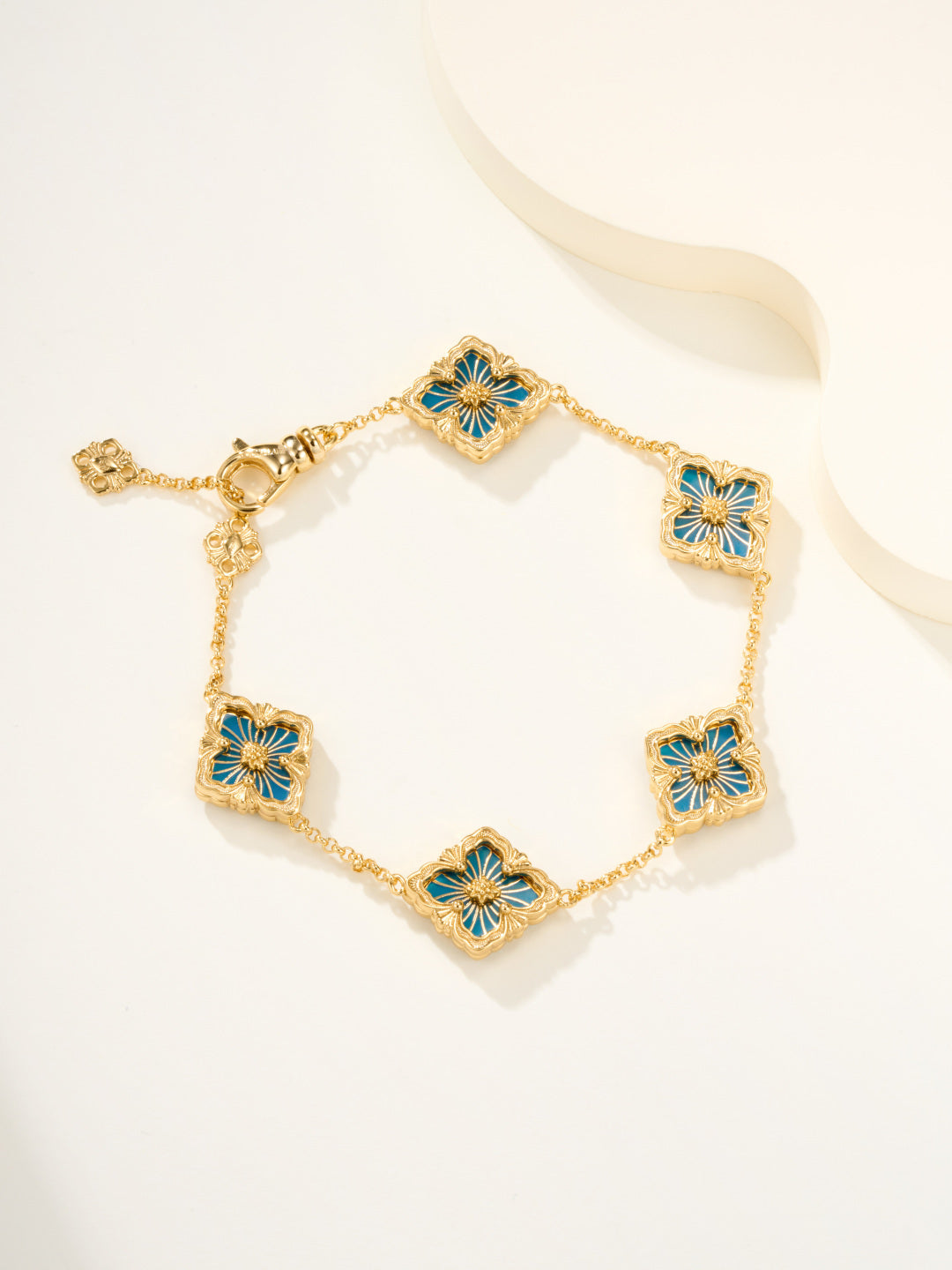[⭐Lioran]B.C.L ENAMELED Five-Flower Bracelet（Various Colors)