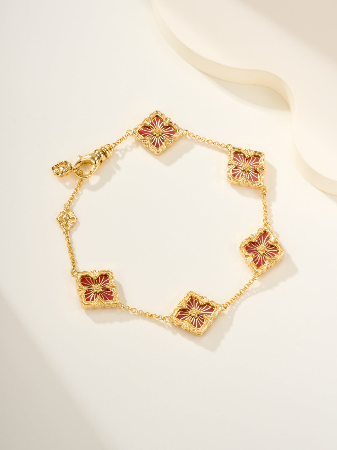 [⭐Lioran]B.C.L ENAMELED Five-Flower Bracelet（Various Colors)