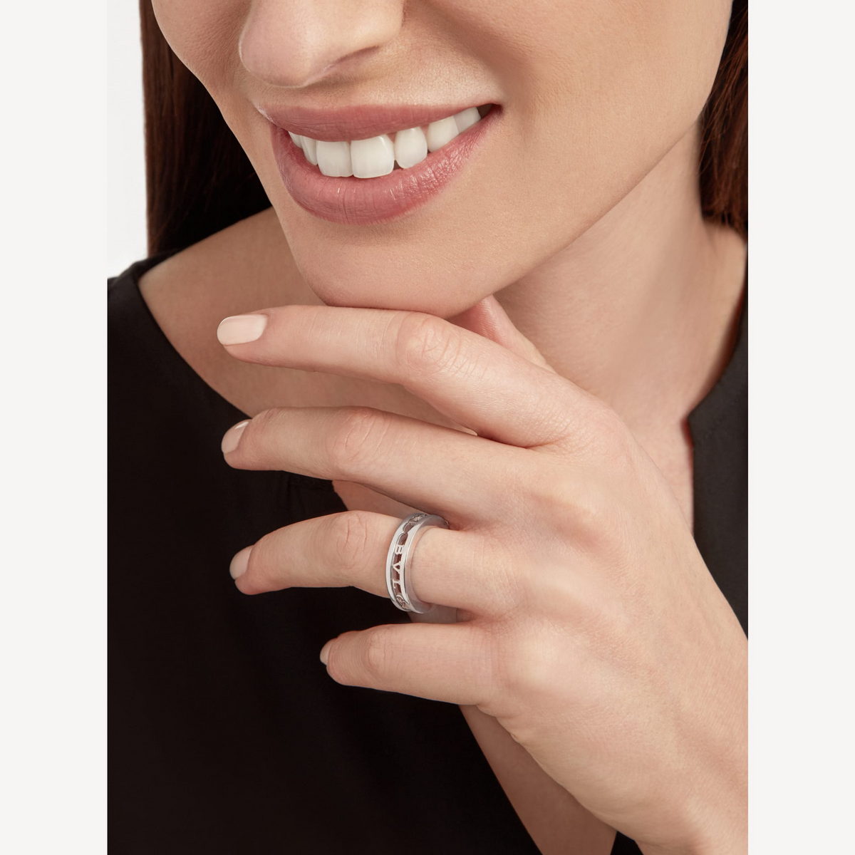 [⭐Lioran]ZERO 1 ONE-BAND WITH OPENWORK LOGO SPIRAL RING