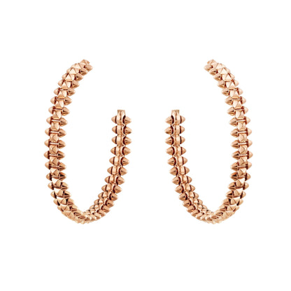 [⭐Lioran]CLASH LARGE HOOP EARRINGS
