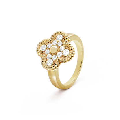 [⭐Lioran]CLOVER DIAMOND RING