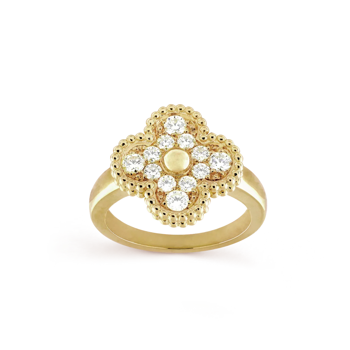 [⭐Lioran]CLOVER DIAMOND RING