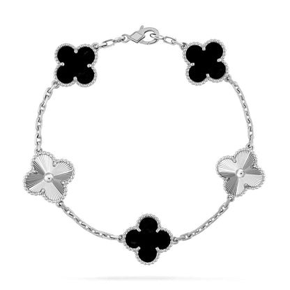 [⭐Lioran] CLOVER 5 MOTIF ONYXS BRACELET COLLECTION