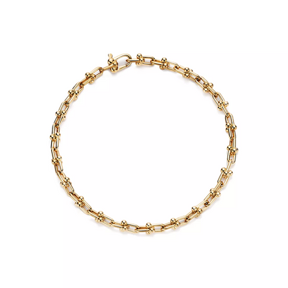 [Lioran]HARDWEAR MICRO LINK 44 MOTIF GOLD BRACELET