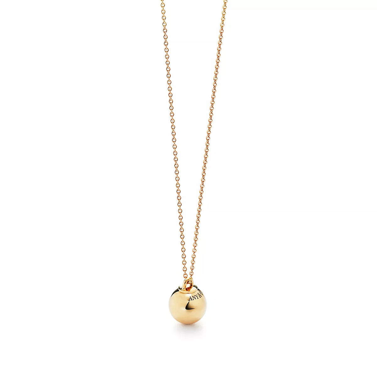 [Lioran]BALL PENDANT 12.75MM NECKLACE