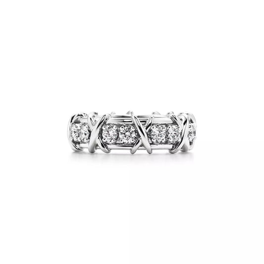 [Lioran]SIXTEEN STONE SILVER RING