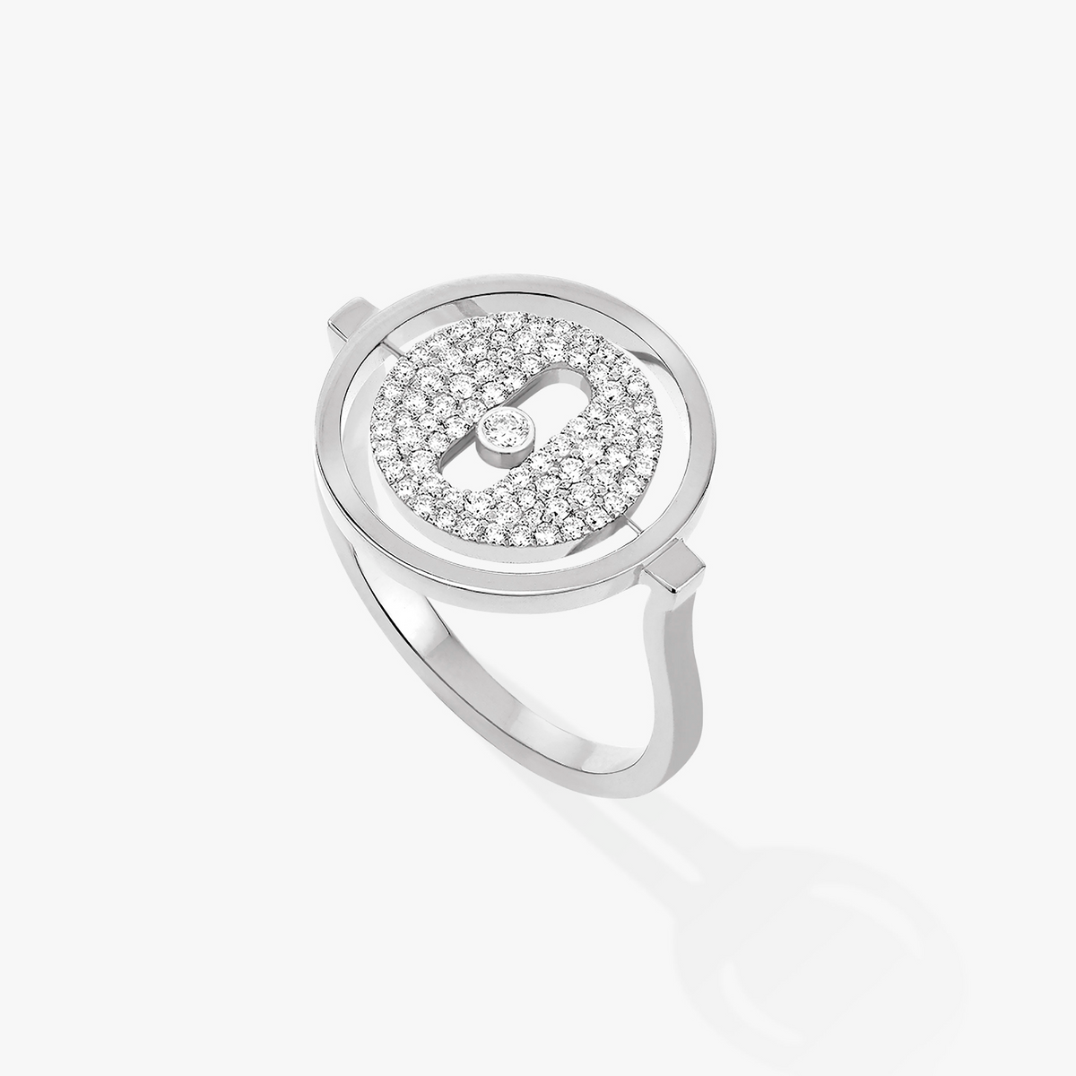 [⭐Lioran]Demo MOVE PAVED SILVER DIAMOND RING