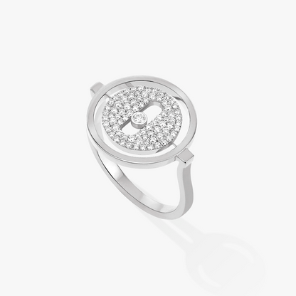[⭐Lioran]Demo MOVE PAVED SILVER DIAMOND RING