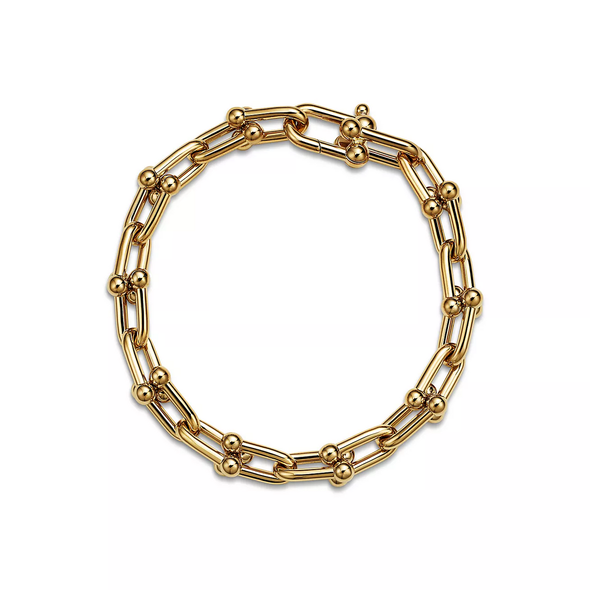 [Lioran]HARDWEAR MEDIUM LINK 20 MOTIF GOLD BRACELET