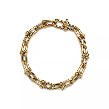 [Lioran]HARDWEAR MEDIUM LINK 20 MOTIF GOLD BRACELET