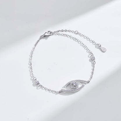 [⭐Lioran]Demo Eye Pave-Set Diamond Bracelet