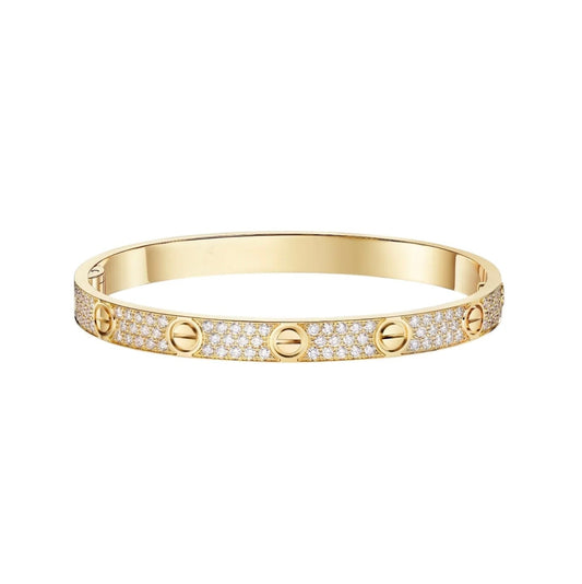 [⭐Lioran]LOVE BRACELET 6.1MM DIAMOND-PAVED