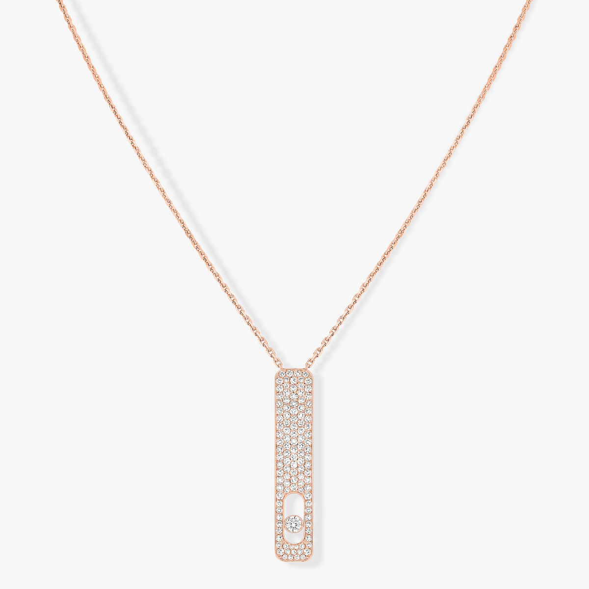 [⭐Lioran]MY FIRST DIAMOND PAVED NECKLACE