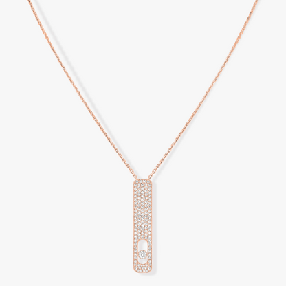 [⭐Lioran]MY FIRST DIAMOND PAVED NECKLACE
