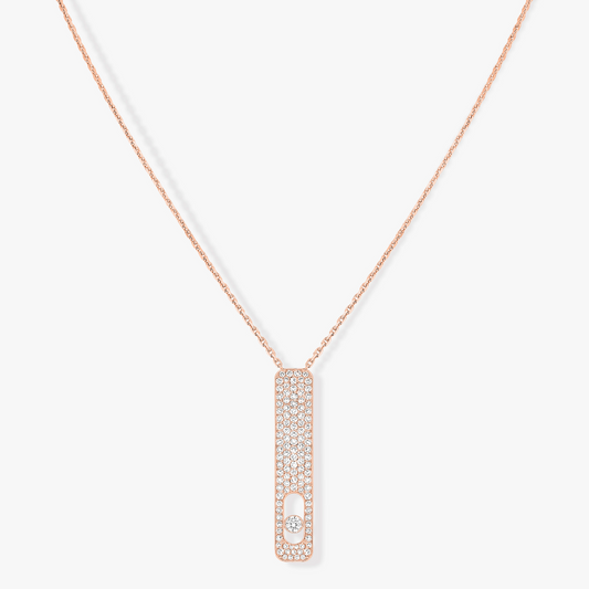 [⭐Lioran]MY FIRST DIAMOND PAVED NECKLACE