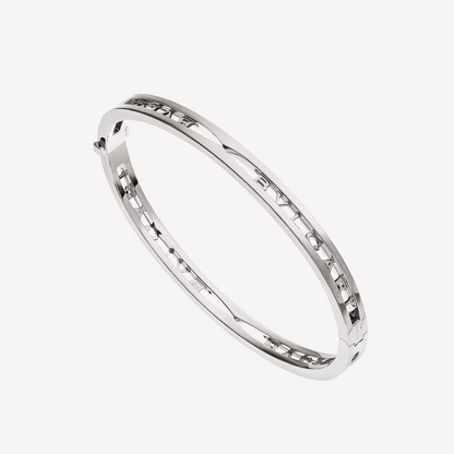 [⭐Lioran]ZERO 1 SPIRAL LOGO SILVER BRACELET