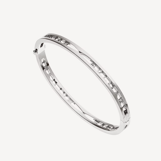 [⭐Lioran]ZERO 1 SPIRAL LOGO SILVER BRACELET