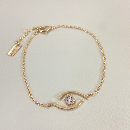 [⭐Lioran]Demo Eye Pave-Set Diamond Bracelet